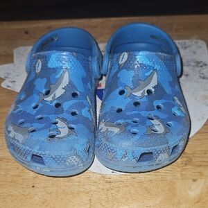 CROCS Blue Water Shoes with Ventilated Design